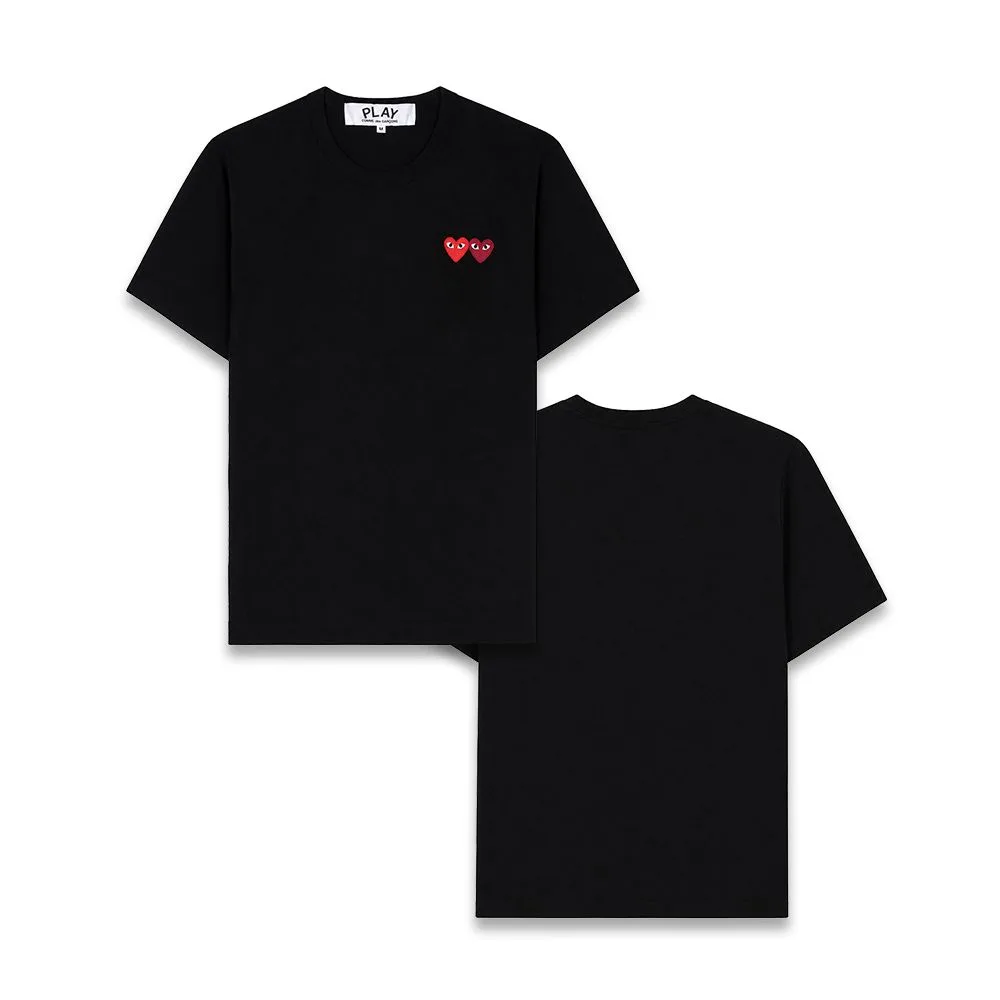 COMME des GARÇONS 꼼데가르송 CDG 더블 로고 반팔 티셔츠 썸네일 7