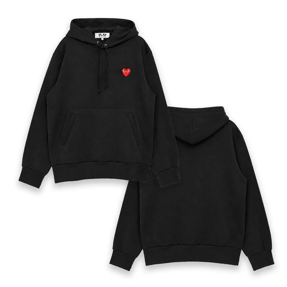 COMME des GARÇONS 꼼데가르송 플레이 하트 로고 후드 티셔츠 썸네일 5
