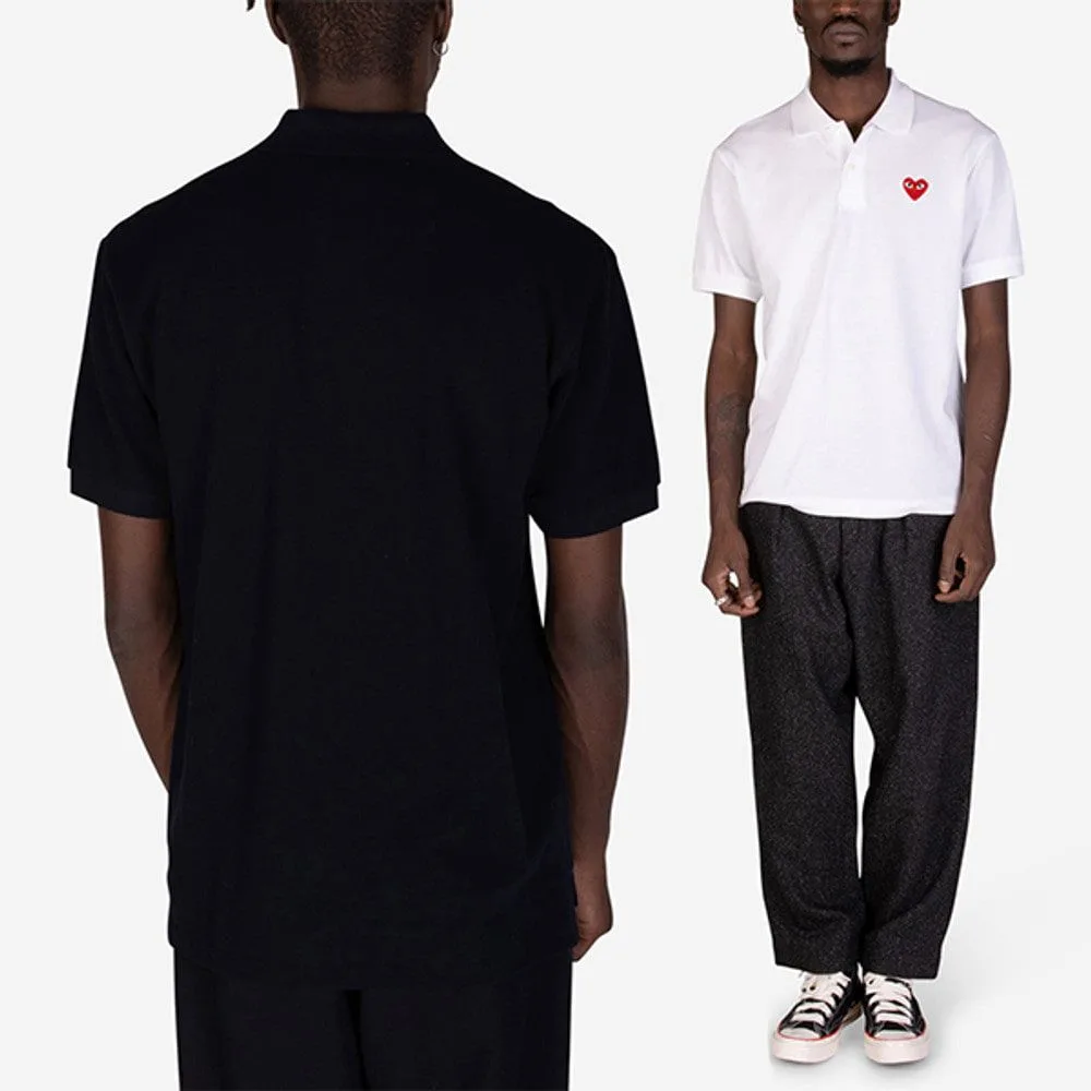COMME des GARÇONS 꼼데가르송 PK카라티 블랙 레드와펜 폴로티 썸네일 4