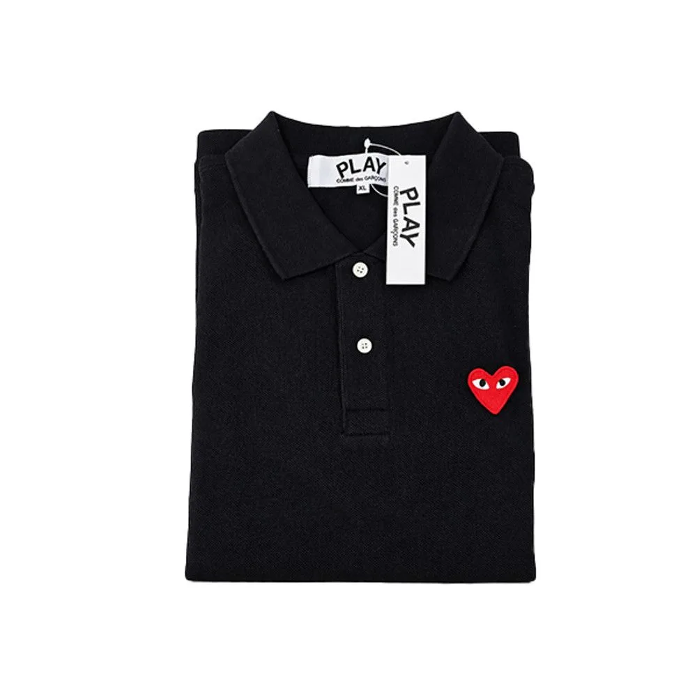 COMME des GARÇONS 꼼데가르송 PK카라티 블랙 레드와펜 폴로티 썸네일 3