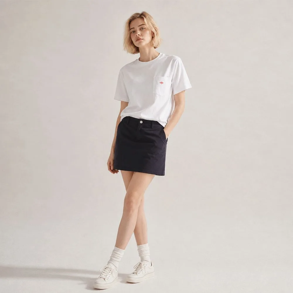 DANTON 단톤 DANTON 로고 포켓 반팔 티셔츠 상세 이미지 1