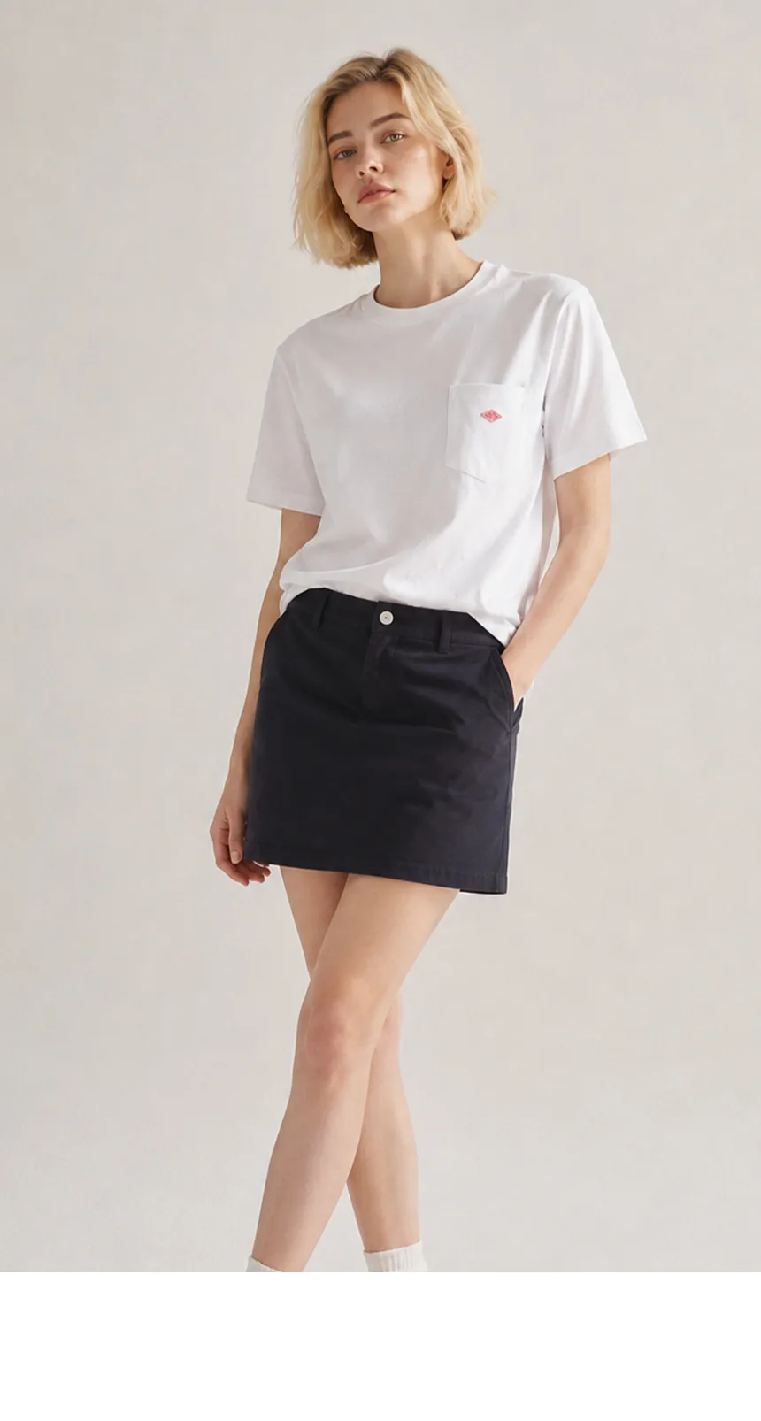 단톤 포켓 반팔티 상세 이미지 16