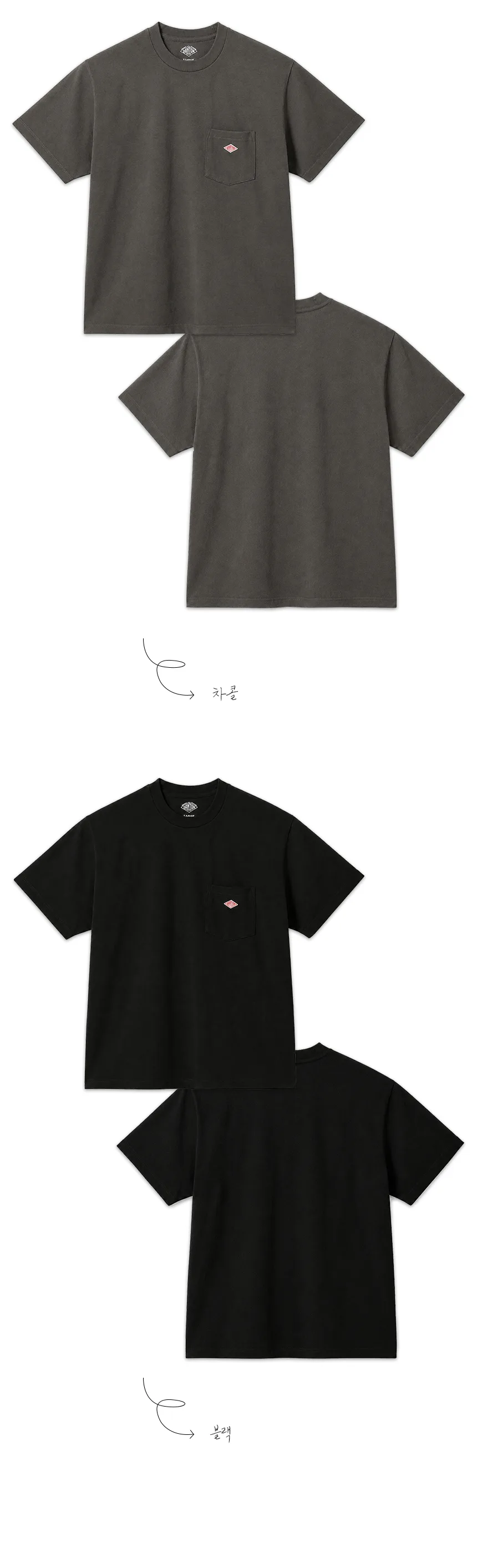 단톤 포켓 반팔티 상세 이미지 22