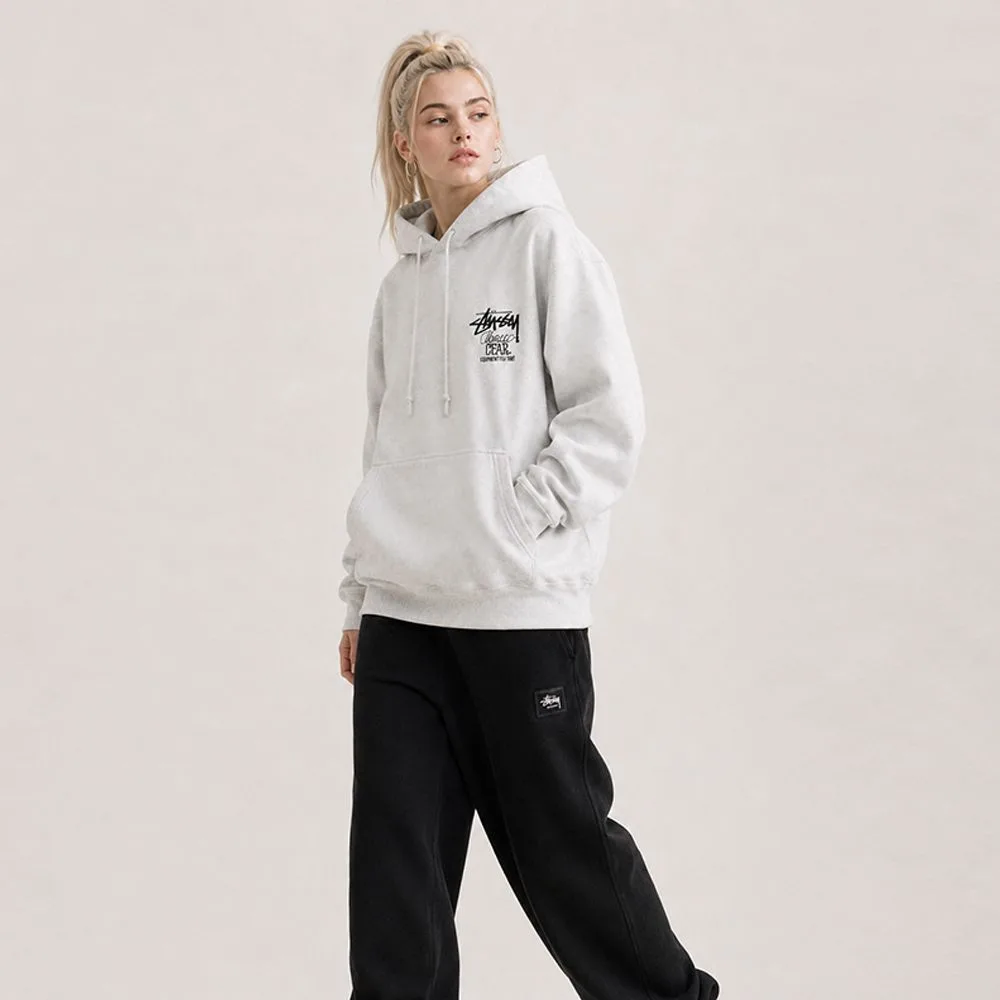 Stüssy 스투시 로고 남녀공용 후드티 정면 컷