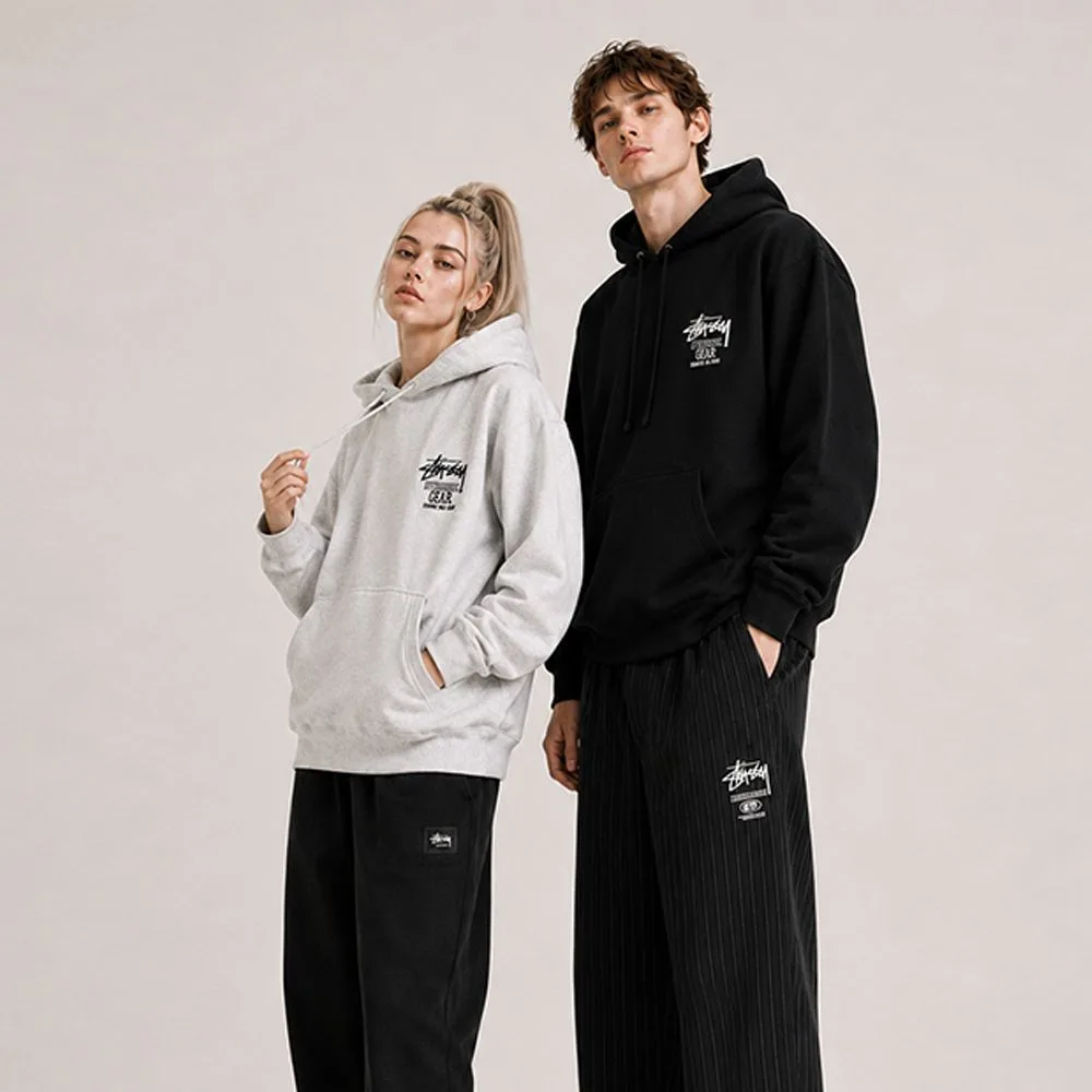 Stüssy 스투시 로고 남녀공용 후드티 썸네일 6