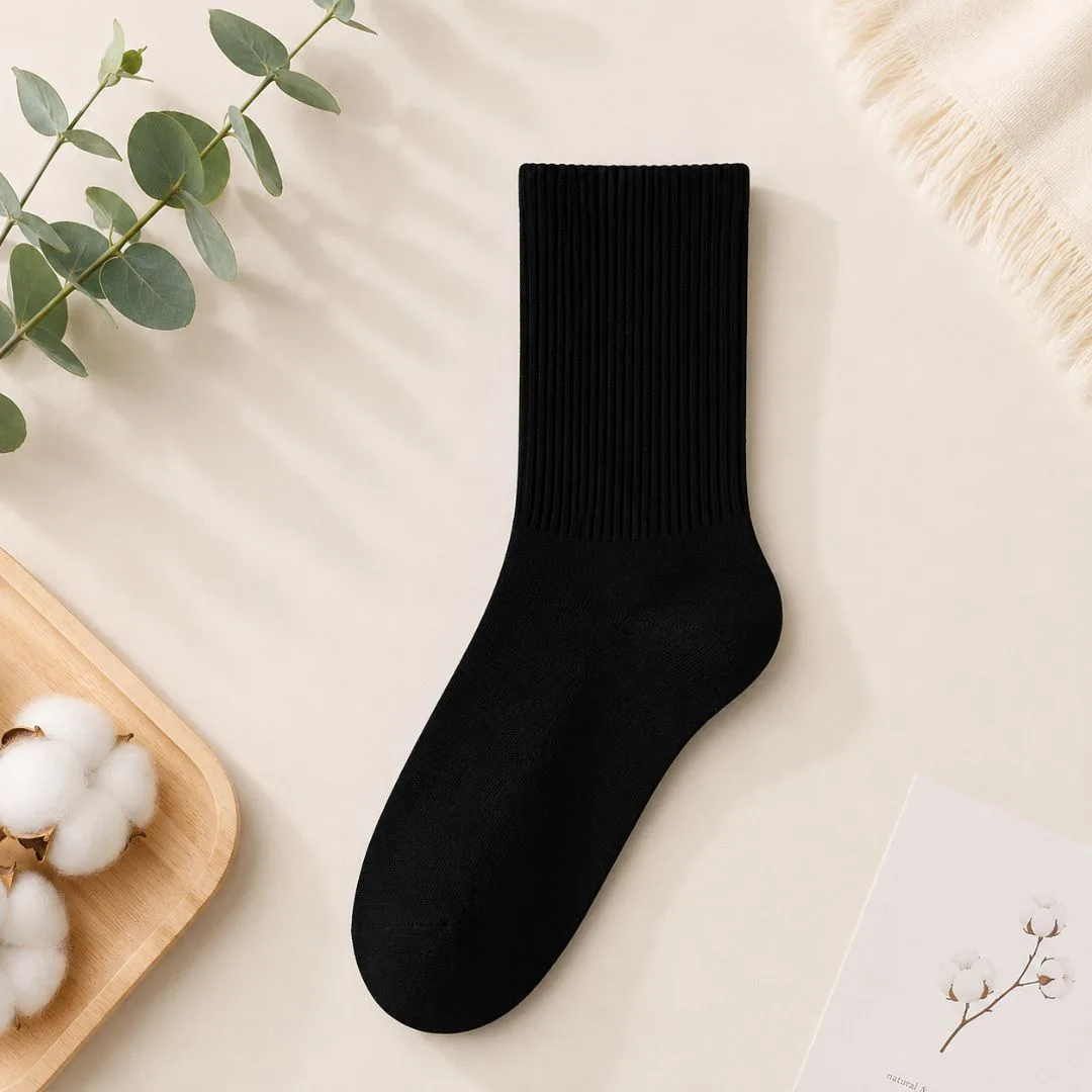 JZL CLOSET JZL CLOSET 여성 순면 데일리 중목 양말 썸네일 4