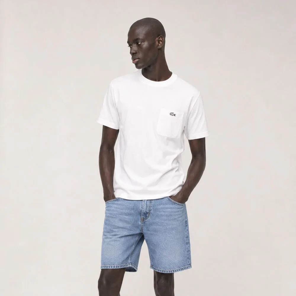 Lacoste 라코스테 LACOSTE 클래식 포켓 반팔 티셔츠 썸네일 4