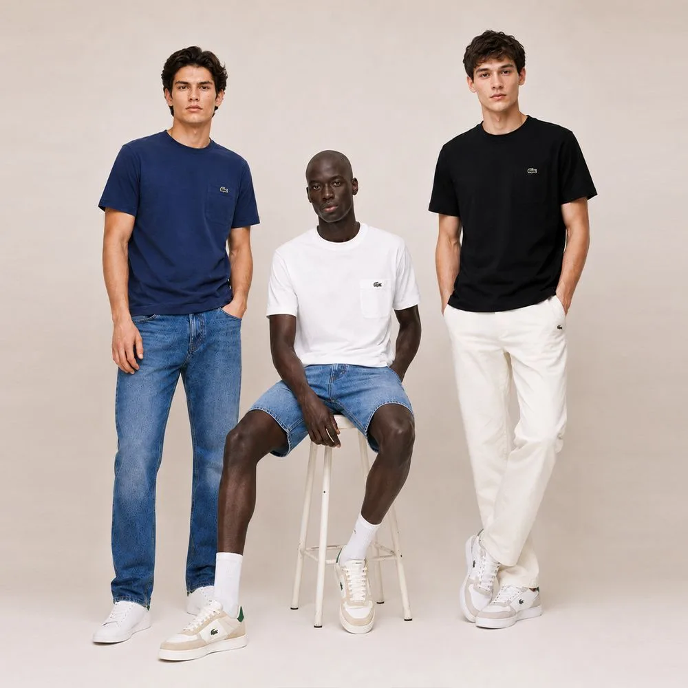 Lacoste 라코스테 LACOSTE 클래식 포켓 반팔 티셔츠 썸네일 7