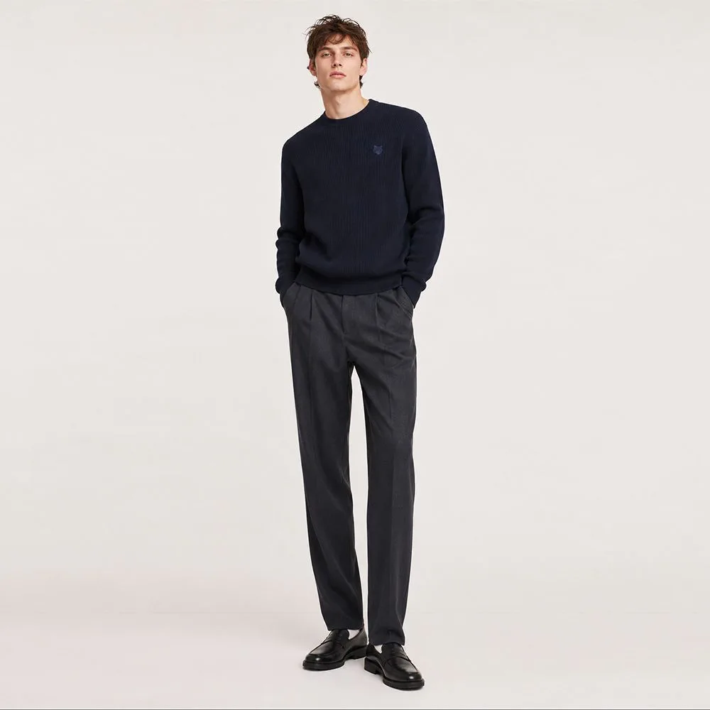 MAISON KITSUNÉ 메종키츠네 볼드 폭스헤드 패치 컴포트 니트 썸네일 2