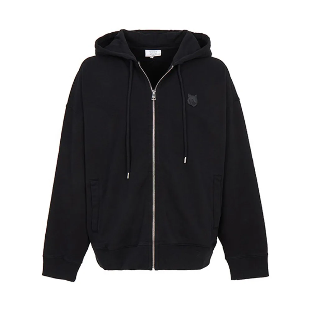 MAISON KITSUNÉ 메종키츠네 볼드 폭스헤드 패치 컴포트 지퍼 후드집업 썸네일 5