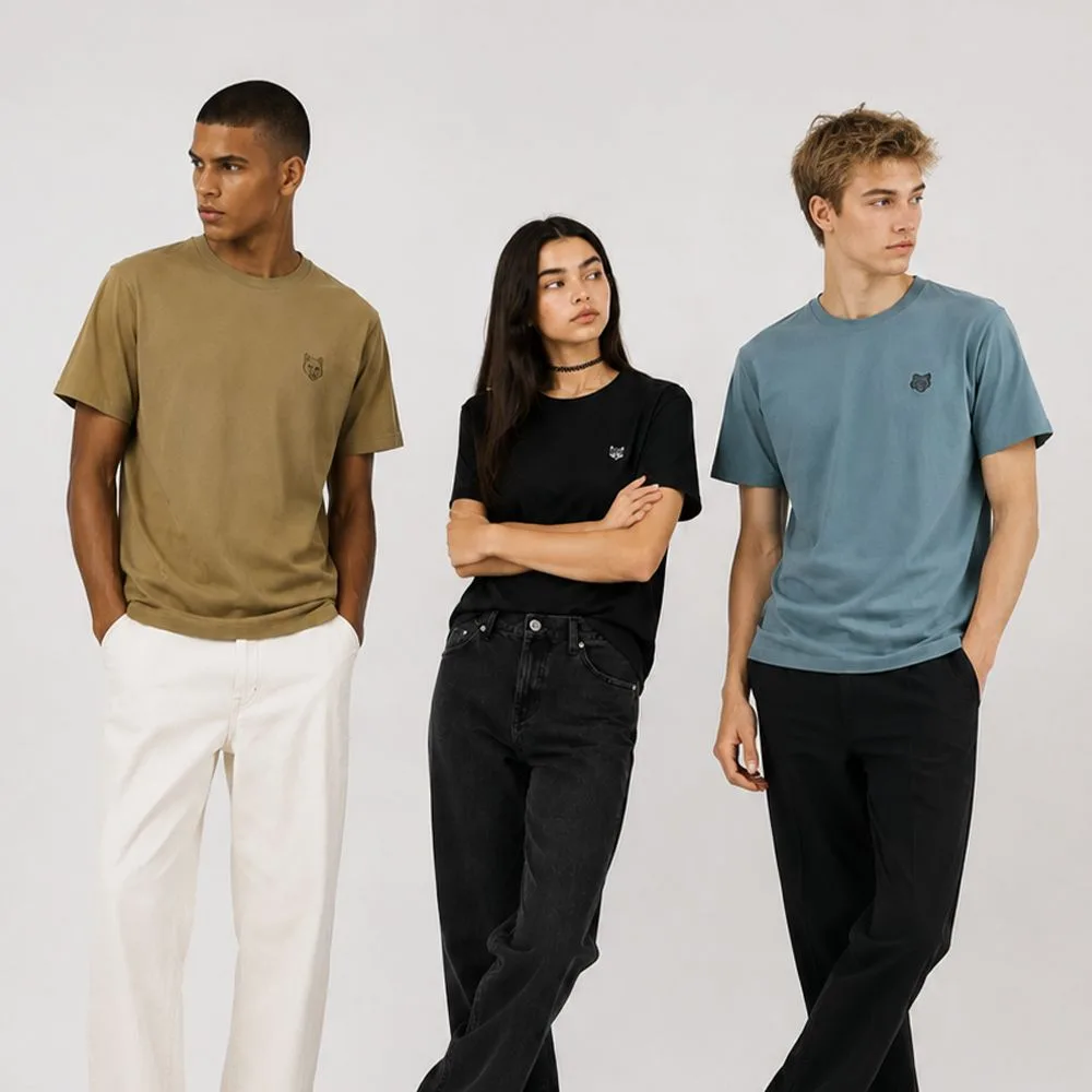 MAISON KITSUNÉ 메종키츠네 볼드 폭스 반팔티 썸네일 8