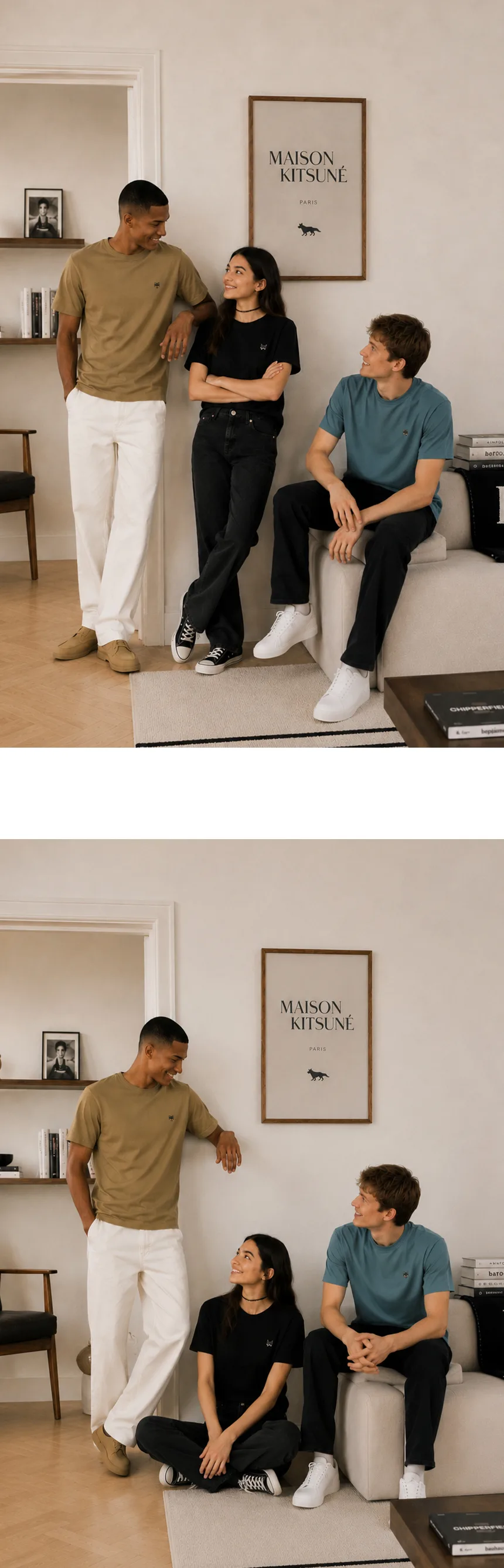 메종키츠네 볼드 폭스 반팔티 상세 이미지 21