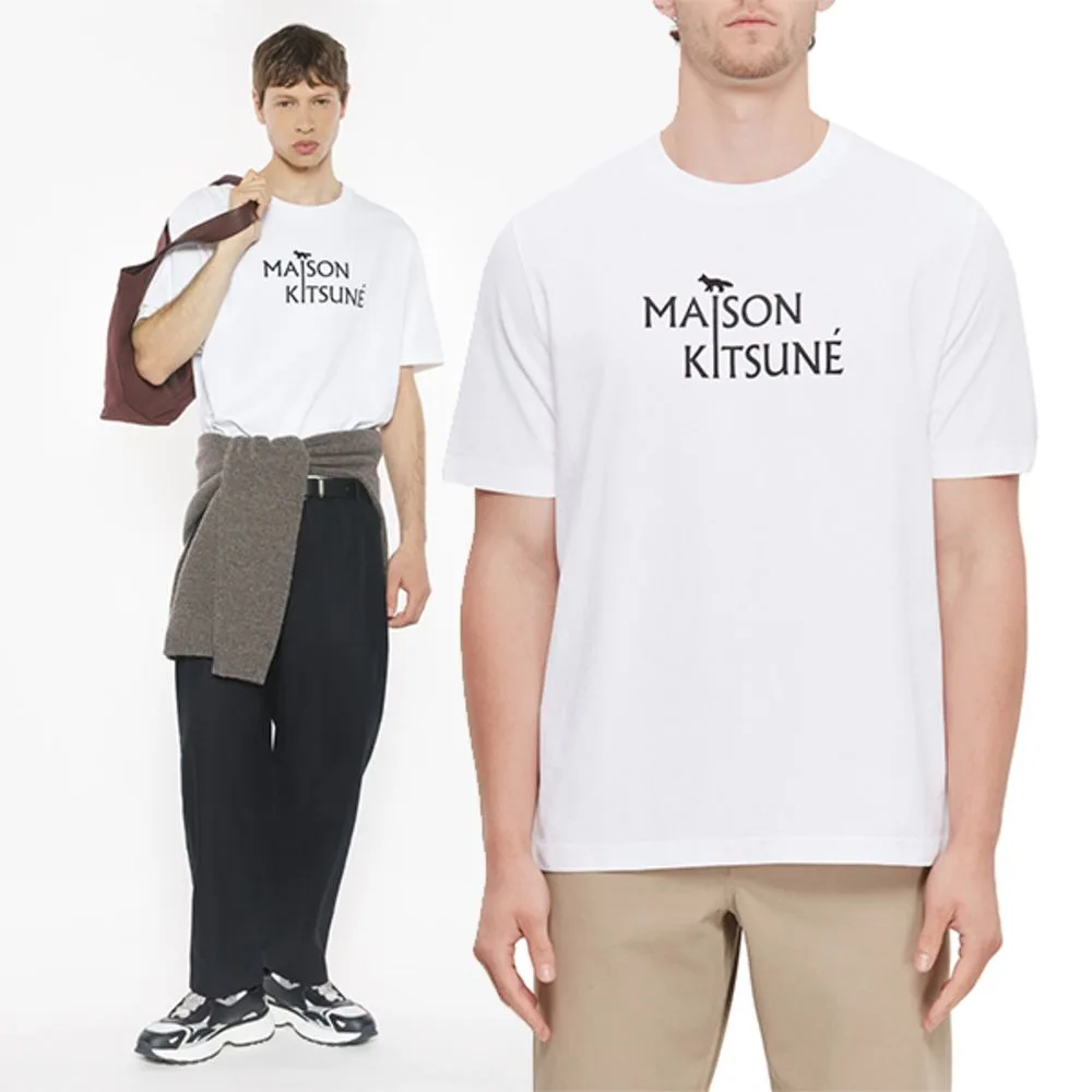 MAISON KITSUNÉ 메종키츠네 필러 남성 반팔티셔츠 썸네일 6