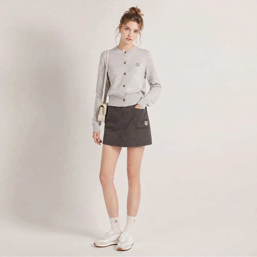 MAISON KITSUNÉ 메종키츠네 여성 볼드 폭스헤드 가디건 상세 이미지 1