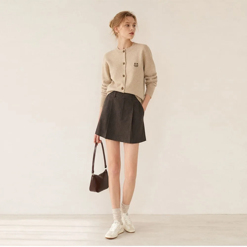 MAISON KITSUNÉ 메종키츠네 여성 볼드 폭스헤드 가디건 썸네일 2