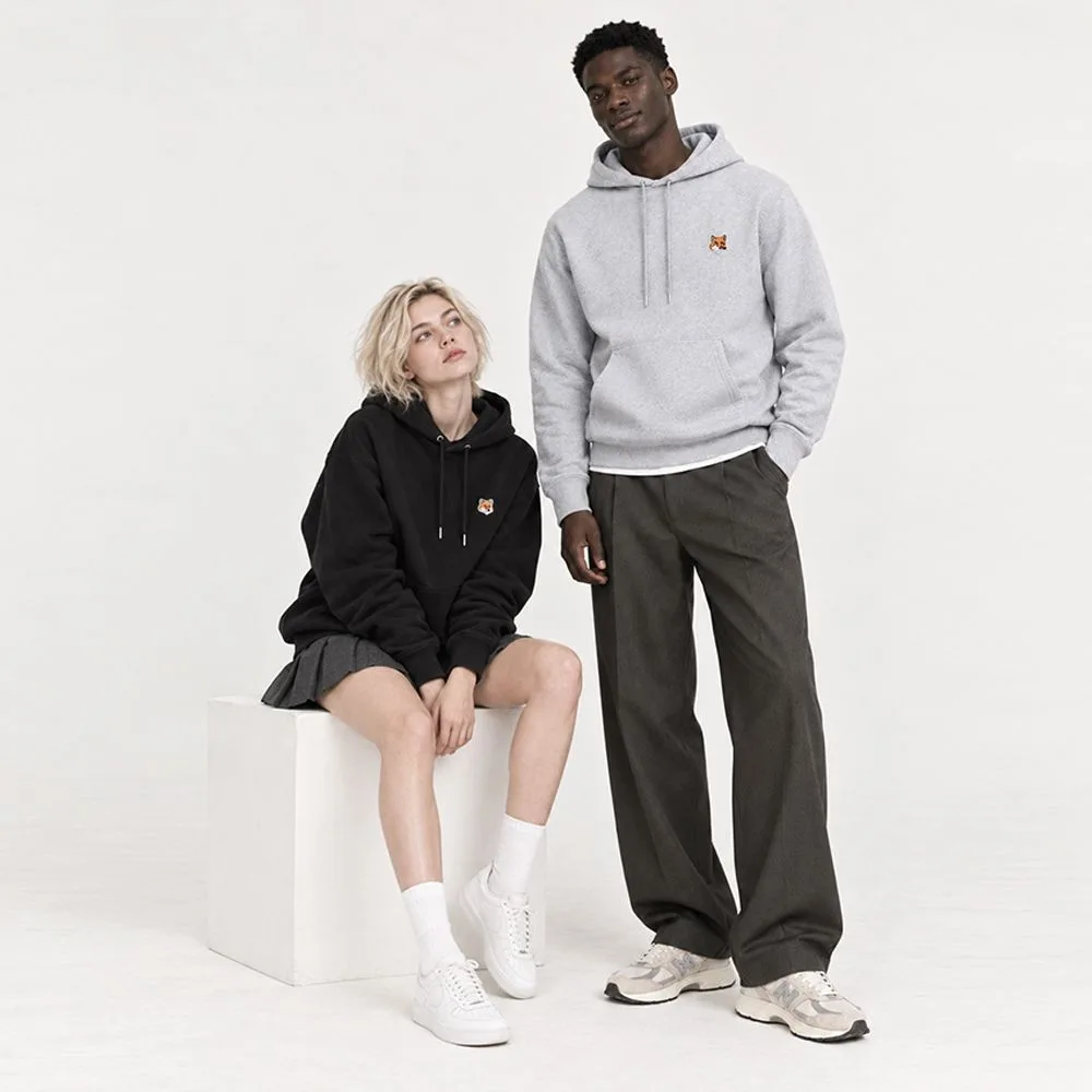 MAISON KITSUNÉ 메종키츠네 옐로 폭스헤드 레귤러 후드티 썸네일 4