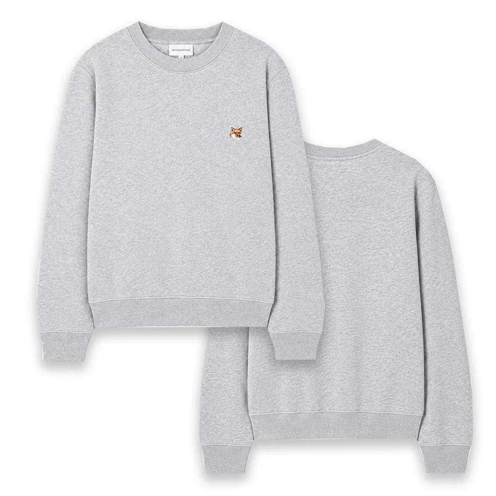 MAISON KITSUNÉ 메종키츠네 옐로 폭스헤드 레귤러 맨투맨 썸네일 5