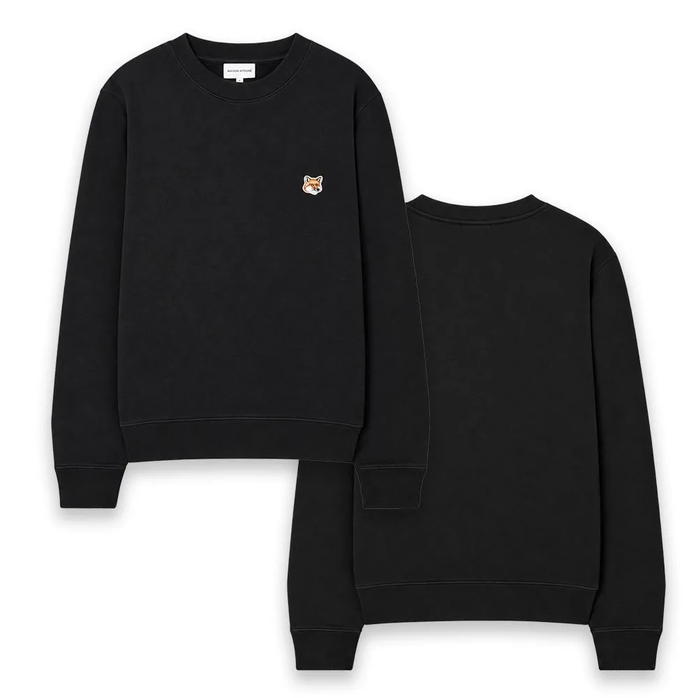 MAISON KITSUNÉ 메종키츠네 옐로 폭스헤드 레귤러 맨투맨 썸네일 6