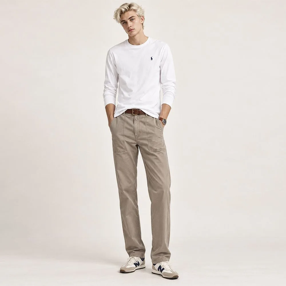 Polo Ralph Lauren 폴로 스탠다드 롱 슬리브 긴팔 티셔츠 정면 컷
