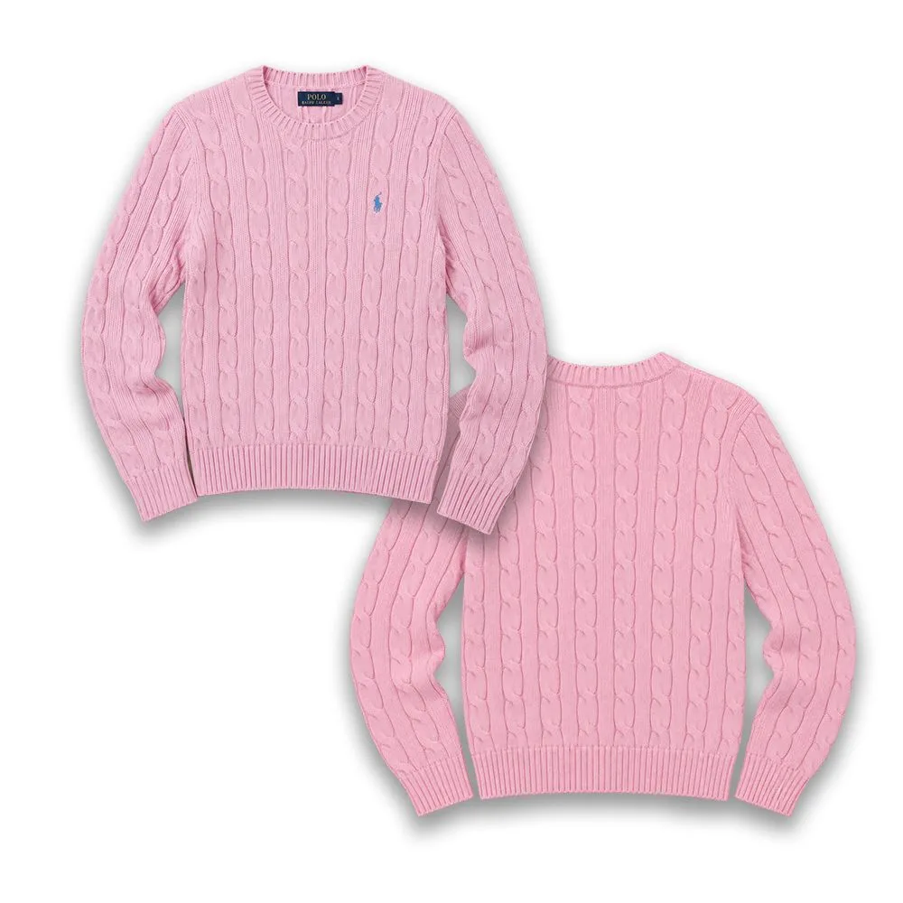 Polo Ralph Lauren 폴로 랄프로렌 25FW 여성 케이블 라운드넥 니트 썸네일 7