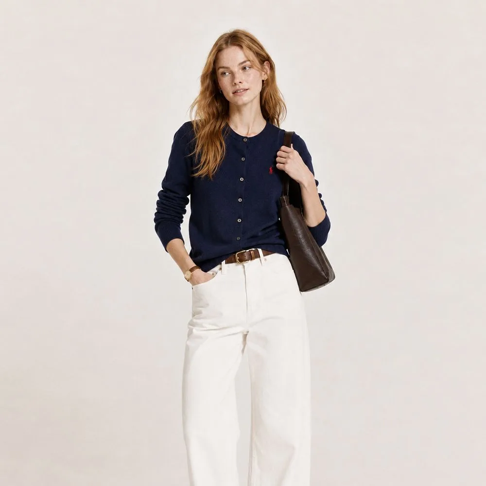 Polo Ralph Lauren 폴로 랄프로렌 피마 코튼 여성 긴팔 가디건 썸네일 4