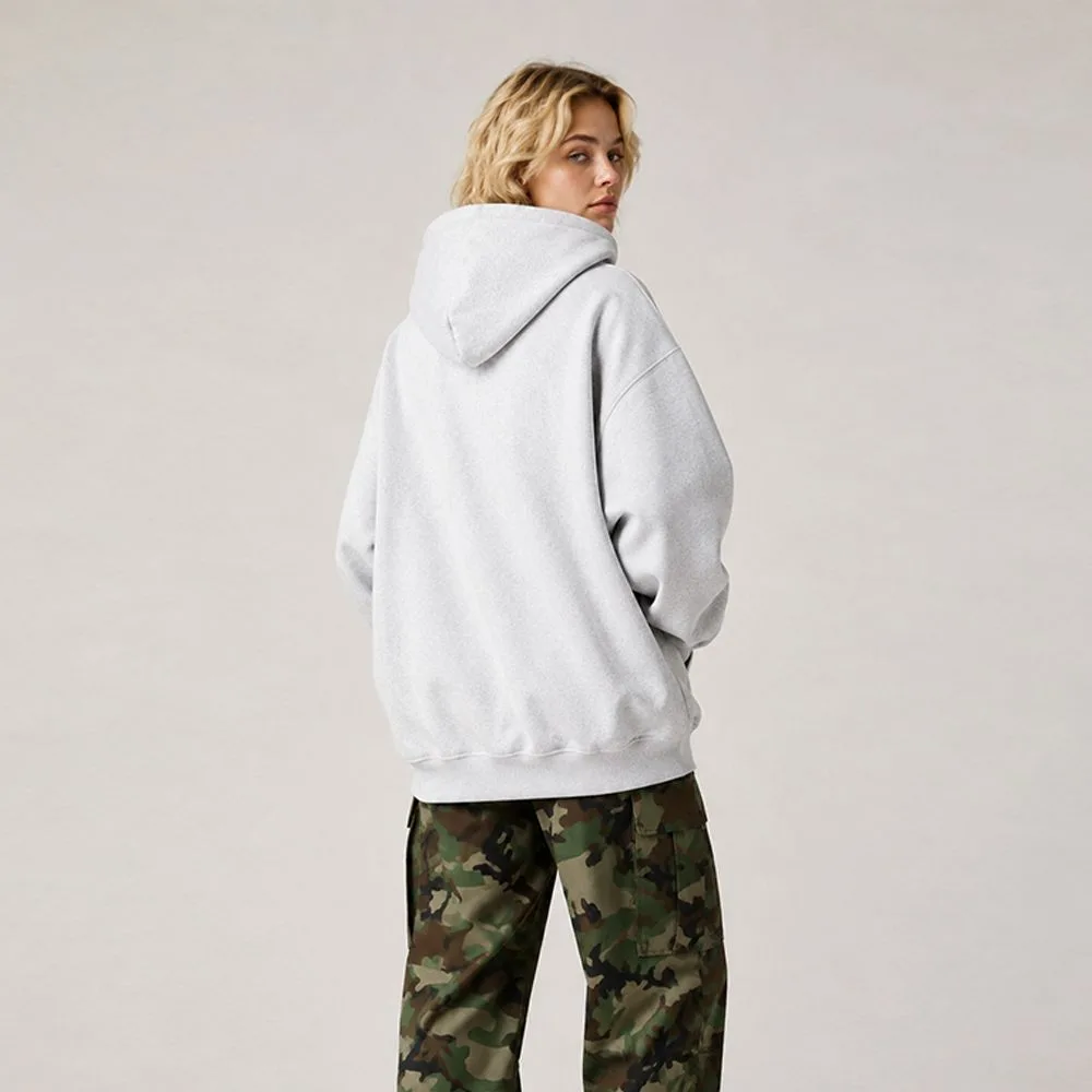 Stüssy 스투시 아플리케 기모 오버핏 후드집업 썸네일 4