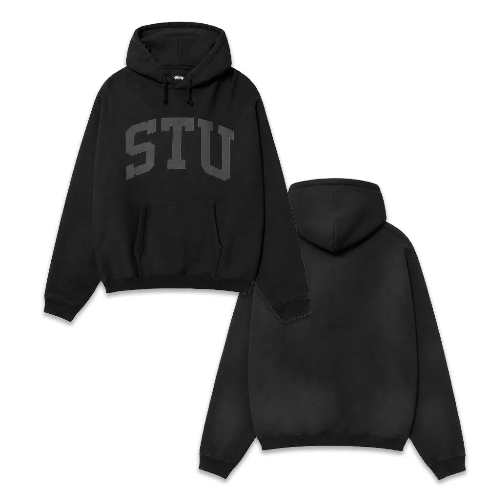 Stüssy 스투시 아플리케 기모 오버핏 후드집업 썸네일 8