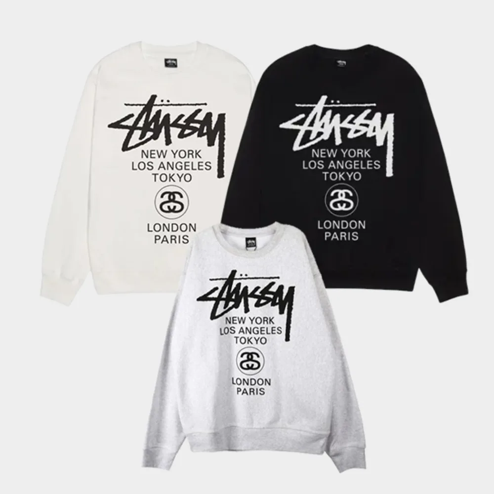 Stüssy 스투시 월드 투어 크루넥 맨투맨 썸네일 3