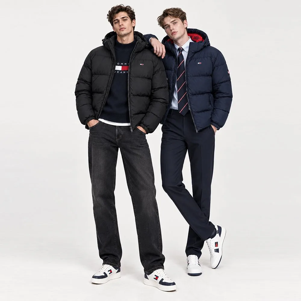 TOMMY HILFIGER 타미힐피거 로고 숏 패딩 재킷 썸네일 3