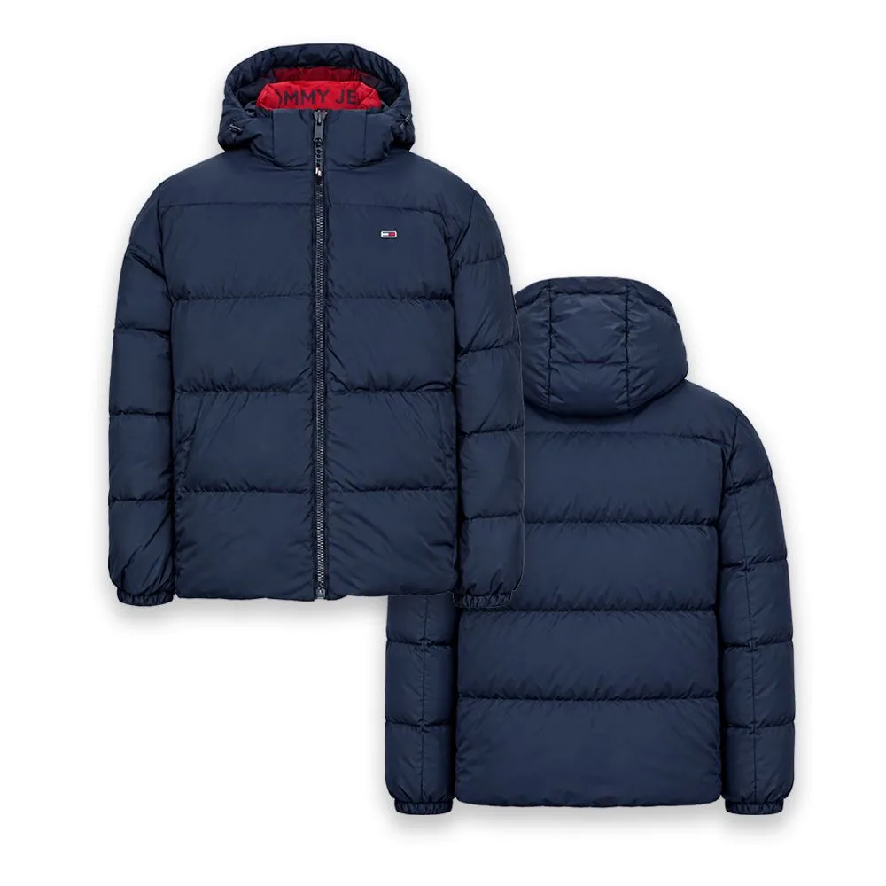TOMMY HILFIGER 타미힐피거 로고 숏 패딩 재킷 썸네일 5